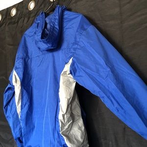 Blue windbreaker